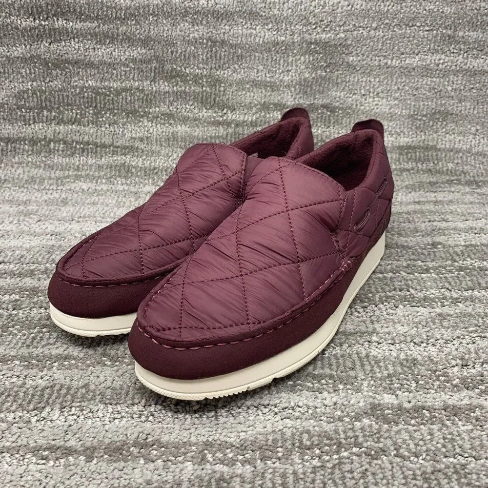 Sperry mens Top-Sider Moc-Sider slip on shoes Size 8.5 M Burgundy Lightweight